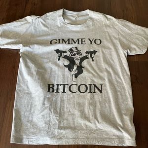 Gimme Yo Bitcoin t-shirt size XL